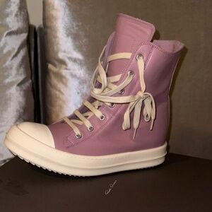 Pink Rick Owens sneakers